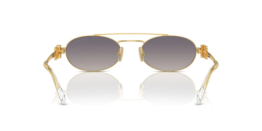 Miu Miu SMU 54Z — Occhiale da Sole colore 5AK-30C oro calibro 53 - Occhiali da Sole da Donna