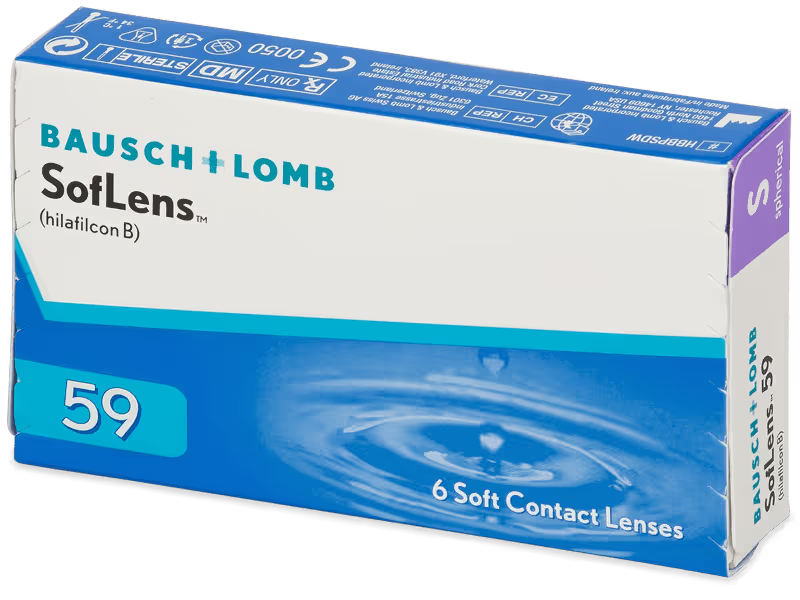 LENTI A CONTATTO BAUSH E LOMB SOFLENS 59- LENTI A CONTATTO MENSILI 6 LAC