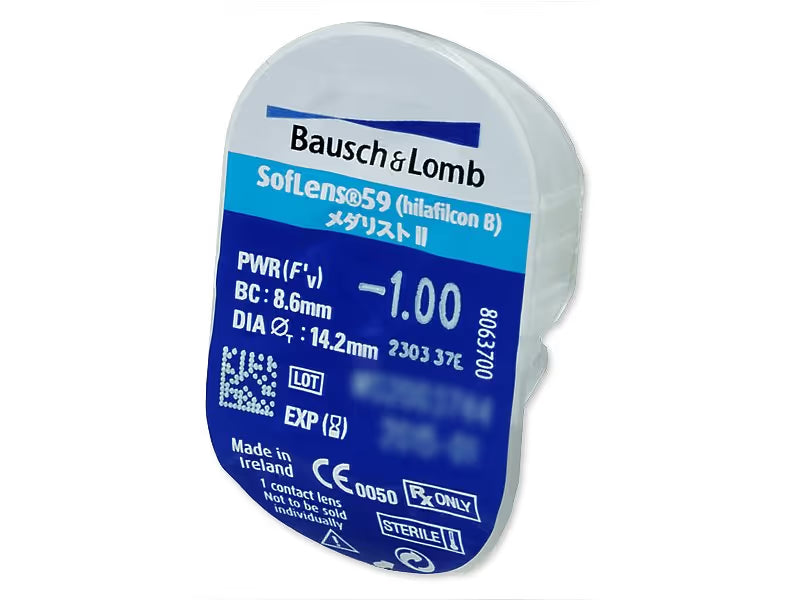 LENTI A CONTATTO BAUSH E LOMB SOFLENS 59- LENTI A CONTATTO MENSILI 6 LAC