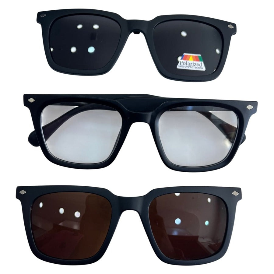 SILVIANOVICH LORIS CON 5 CLIP - Occhiali da Vista Unisex