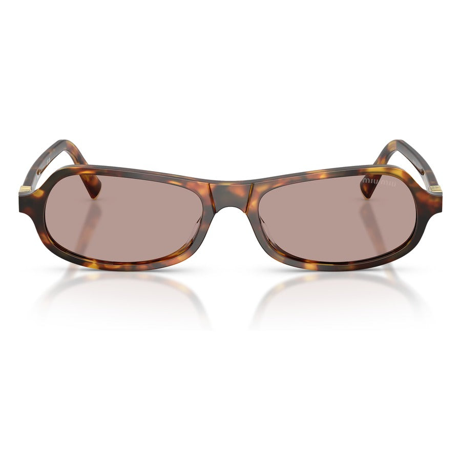 Miu Miu SMU B10-U — Occhiale da Sole nero/tartaruga calibro 55 - Occhiali da Sole da Donna