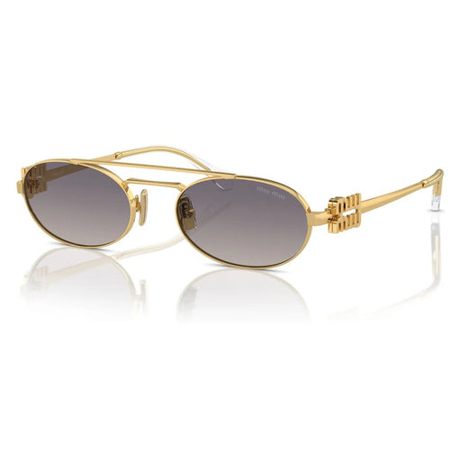 Miu Miu SMU 54Z — Occhiale da Sole colore 5AK-30C oro calibro 53 - Occhiali da Sole da Donna
